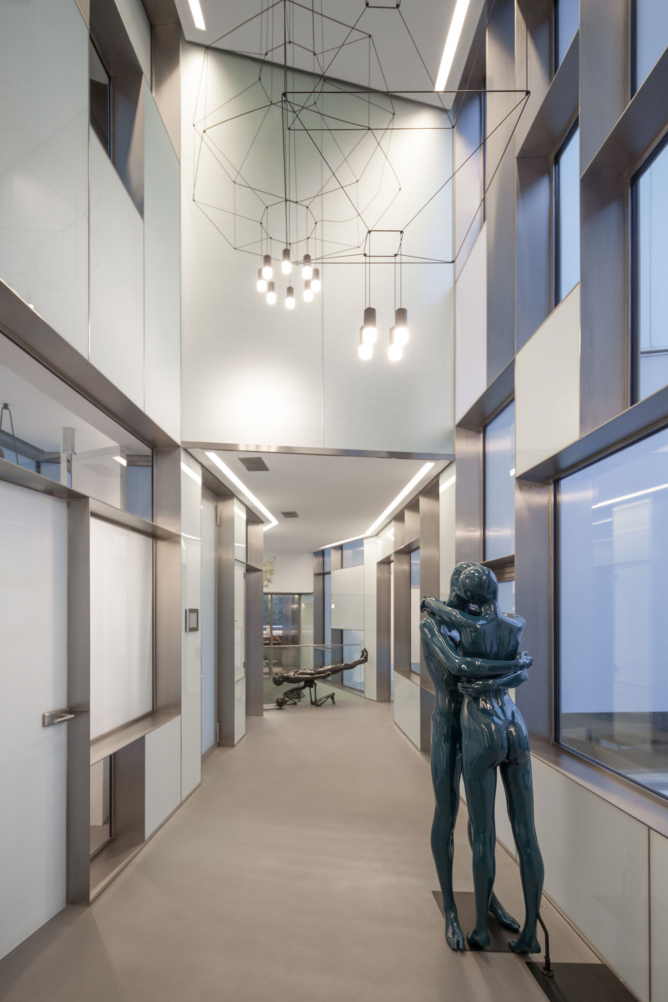 An Eco-Friendly Modern Home with Stunning and Asymmetrical Exterior in Madrid, Spain by ABIBOO Architecture (37)