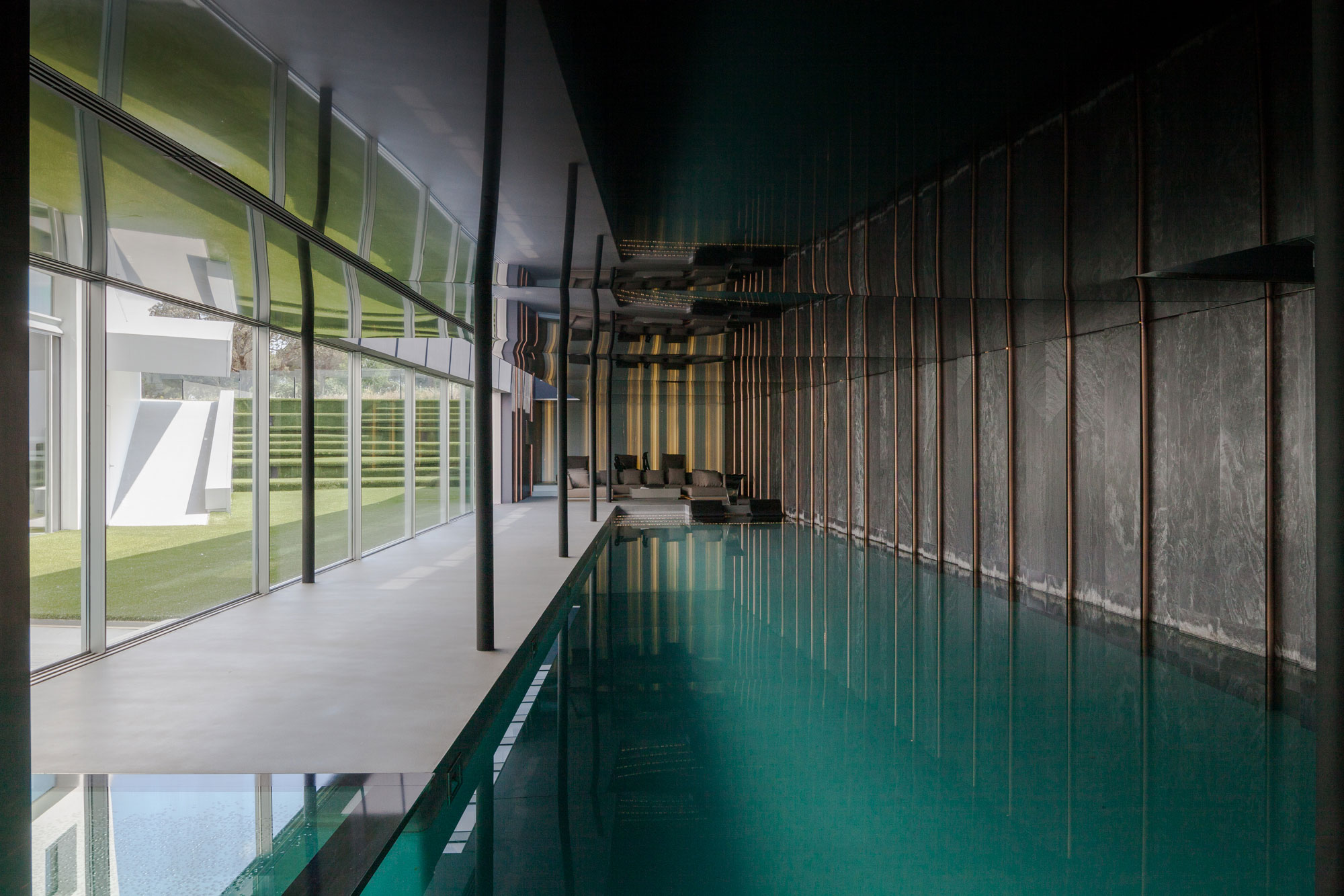 An Eco-Friendly Modern Home with Stunning and Asymmetrical Exterior in Madrid, Spain by ABIBOO Architecture (47)