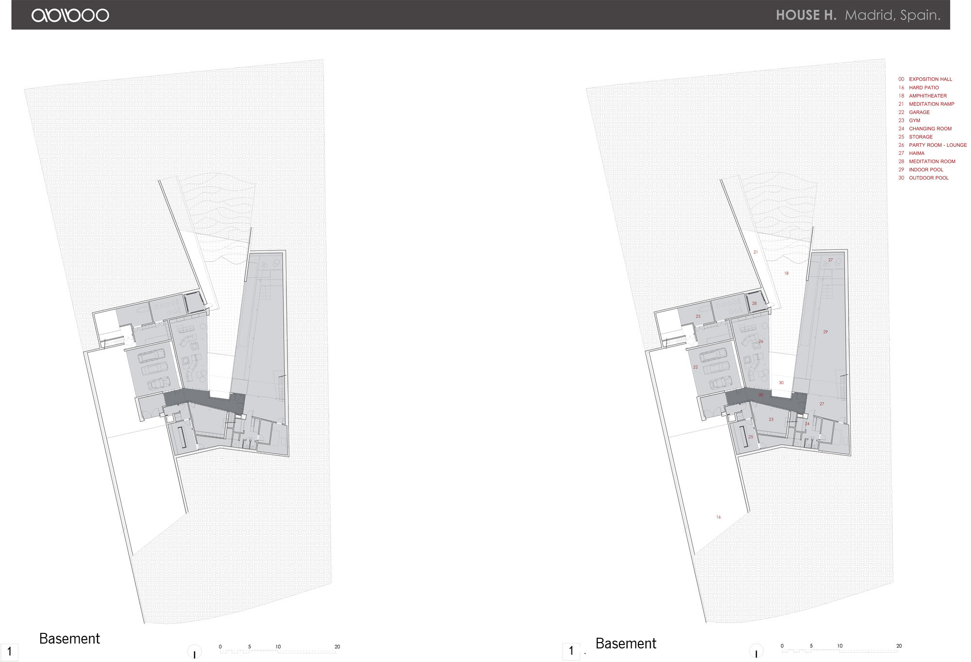An Eco-Friendly Modern Home with Stunning and Asymmetrical Exterior in Madrid, Spain by ABIBOO Architecture (54)