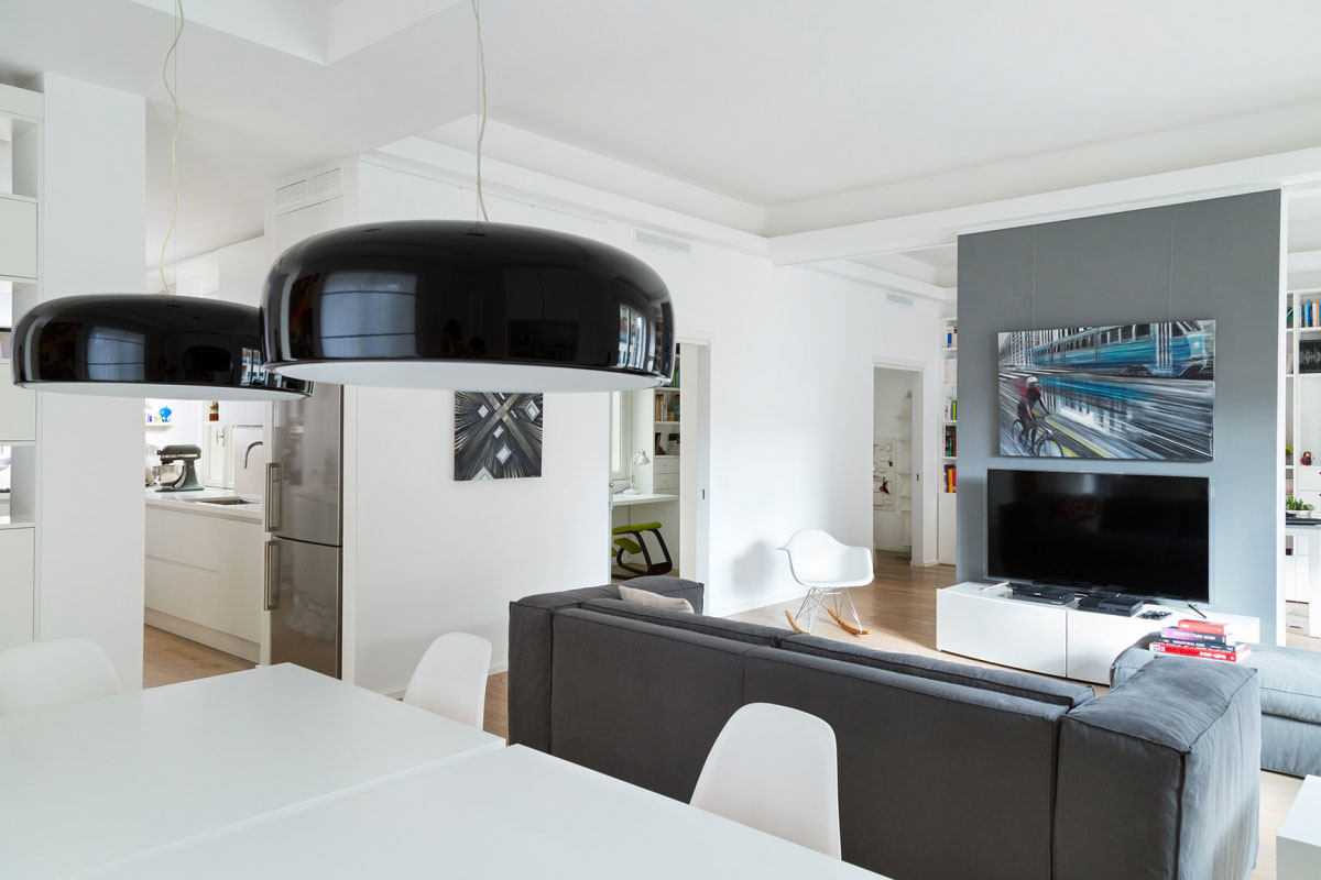 An Elegant Contemporary Home Packed with White and Playful Details in Rome, Italy by teresa paratore (10)