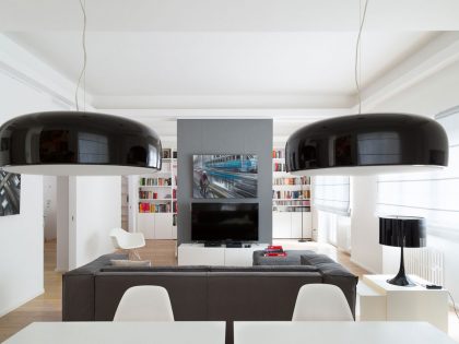 An Elegant Contemporary Home Packed with White and Playful Details in Rome, Italy by teresa paratore (11)