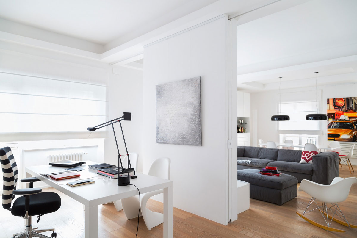 An Elegant Contemporary Home Packed with White and Playful Details in Rome, Italy by teresa paratore (23)