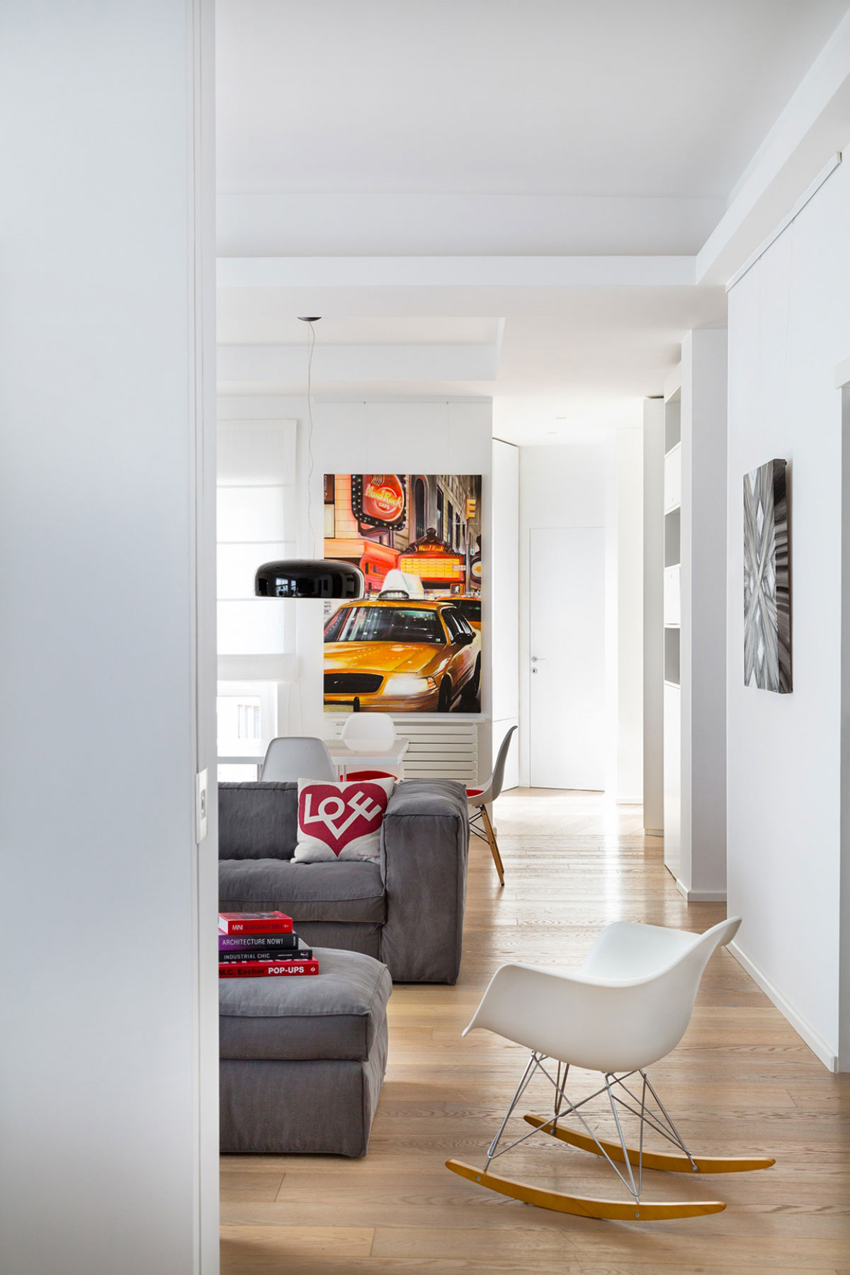 An Elegant Contemporary Home Packed with White and Playful Details in Rome, Italy by teresa paratore (3)