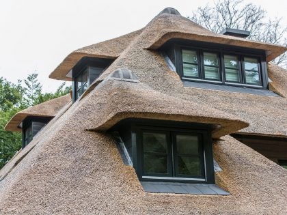 An Elegant Contemporary Villa in the Forests of Naarden, The Netherlands by DENOLDERVLEUGELS Architects & Associates (13)