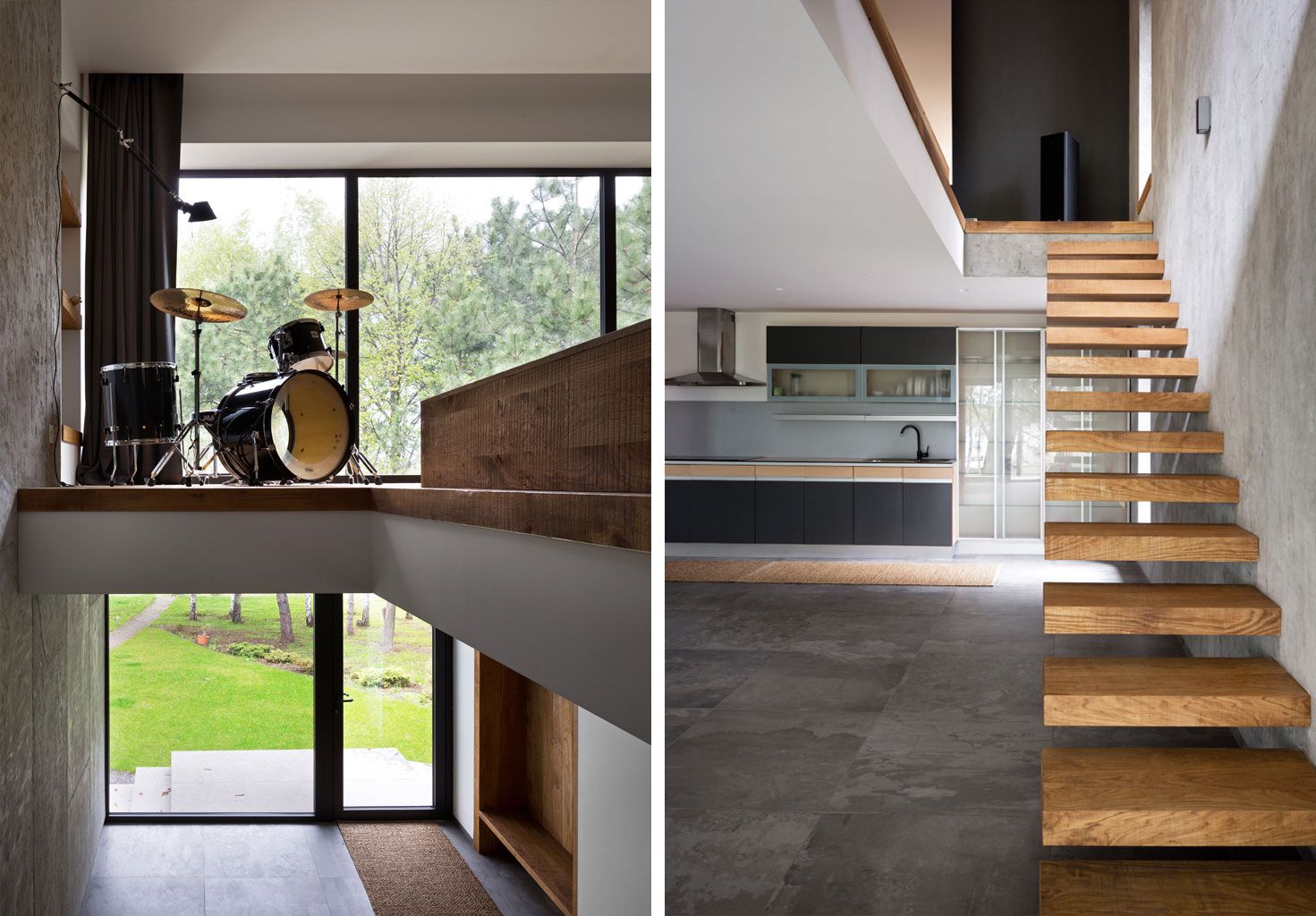 An Elegant Home with Cantilevered Staircase on the Picturesque Banks of the River in Dnipropetrovsk by Azovskiy & Pahomova architects (10)