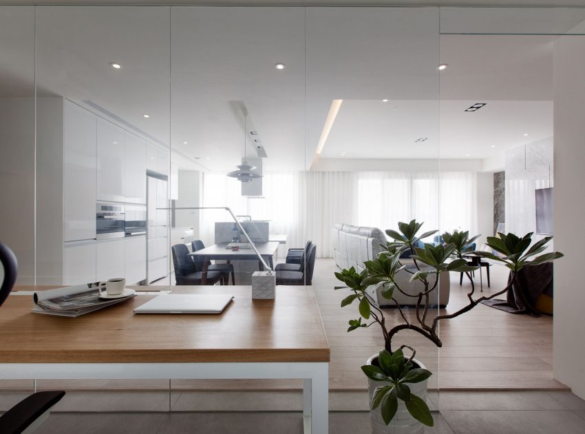 An Elegant House with a Perfect Mix of Classic and Contemporary Touches in Kaohsiung City, Taiwan by PDM (34)