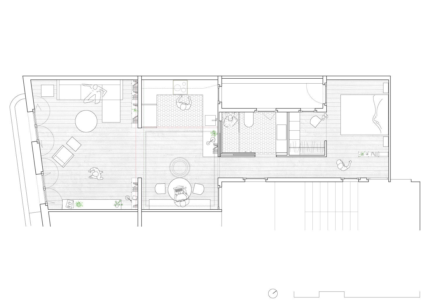 An Elegant Minimalist Apartment with Light Play in Barcelona, Spain by EO Arquitectura (11)