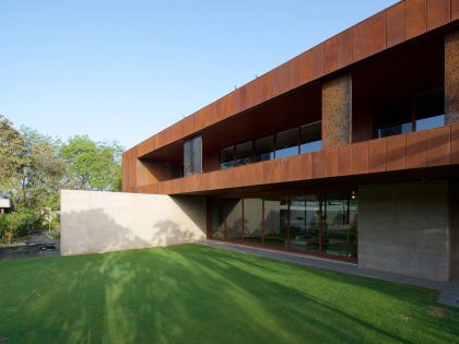 An Elegant Modern Home with Bright and Airy Interiors in Ahmedabad, India