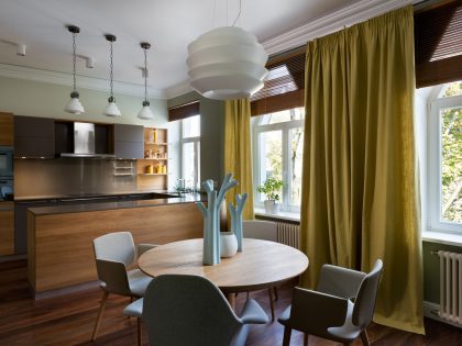 An Elegant Two-Level Apartment Filled with Natural Materials in Kiev, Ukraine by Lera Katasonava (12)