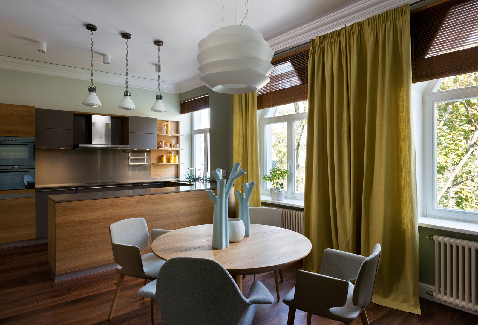 An Elegant Two-Level Apartment Filled with Natural Materials in Kiev, Ukraine by Lera Katasonava (12)