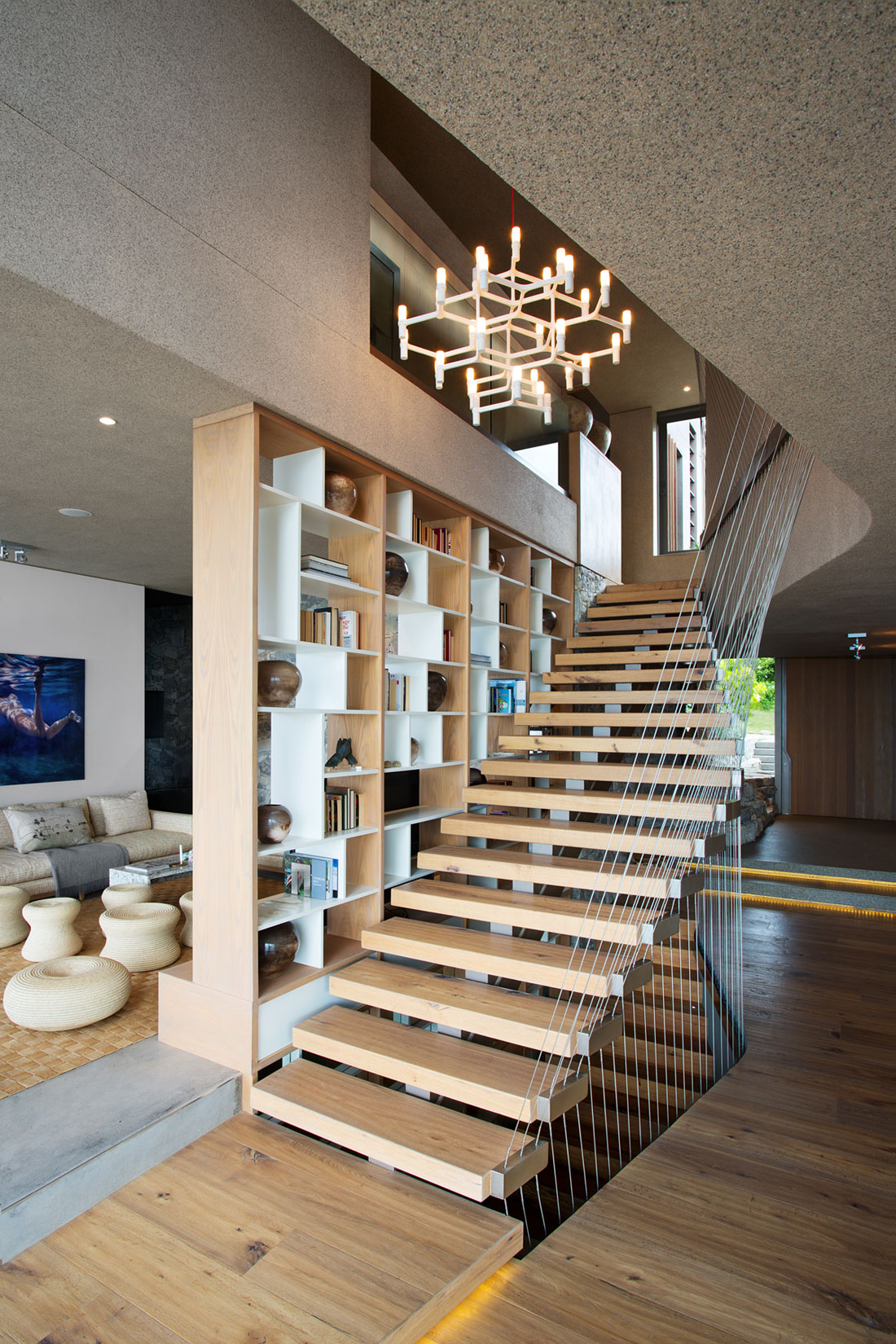An Elegant and Spacious Family Home with Striking Interior Features in Plettenberg Bay by SAOTA (14)