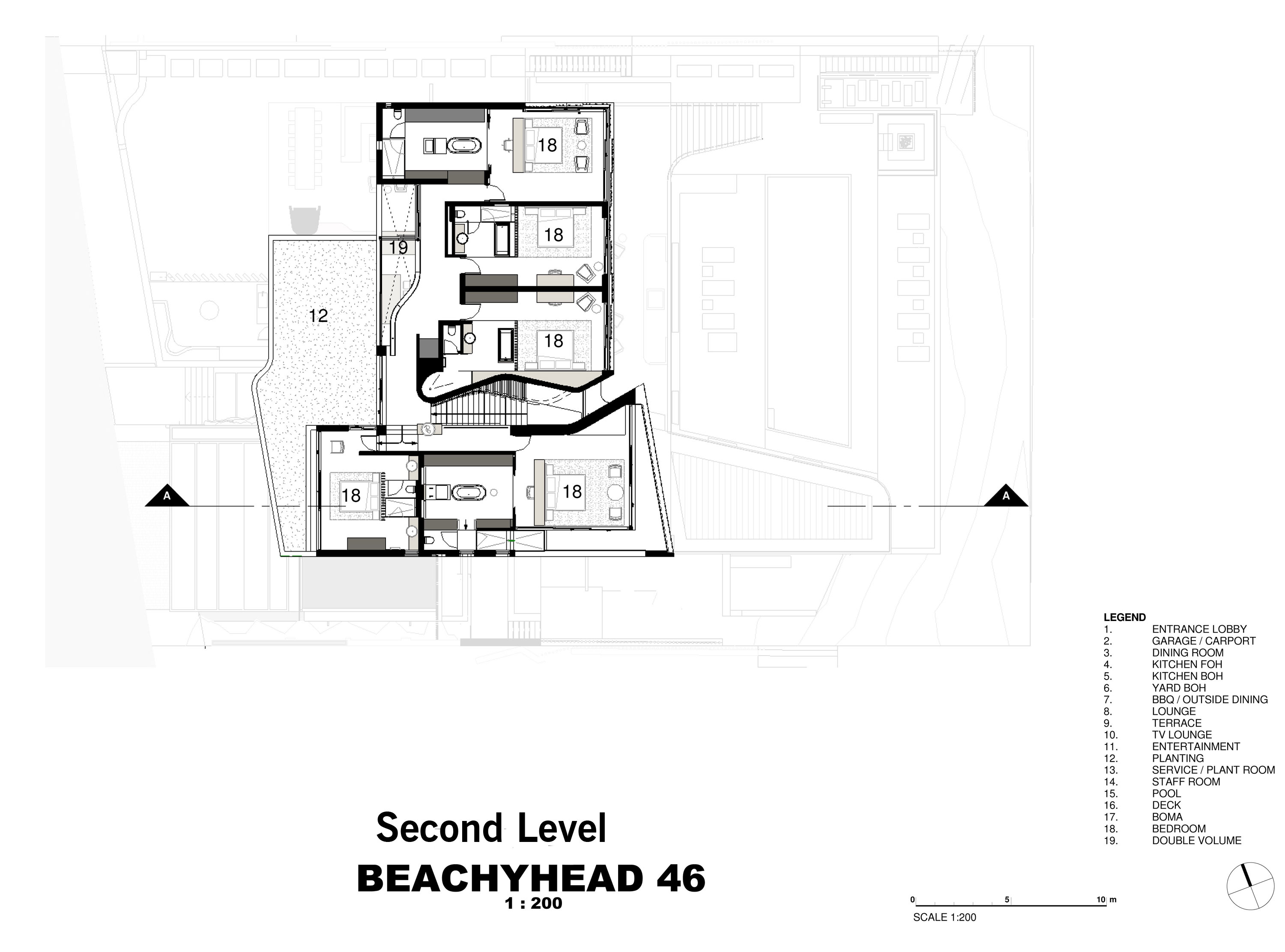 An Elegant and Spacious Family Home with Striking Interior Features in Plettenberg Bay by SAOTA (25)