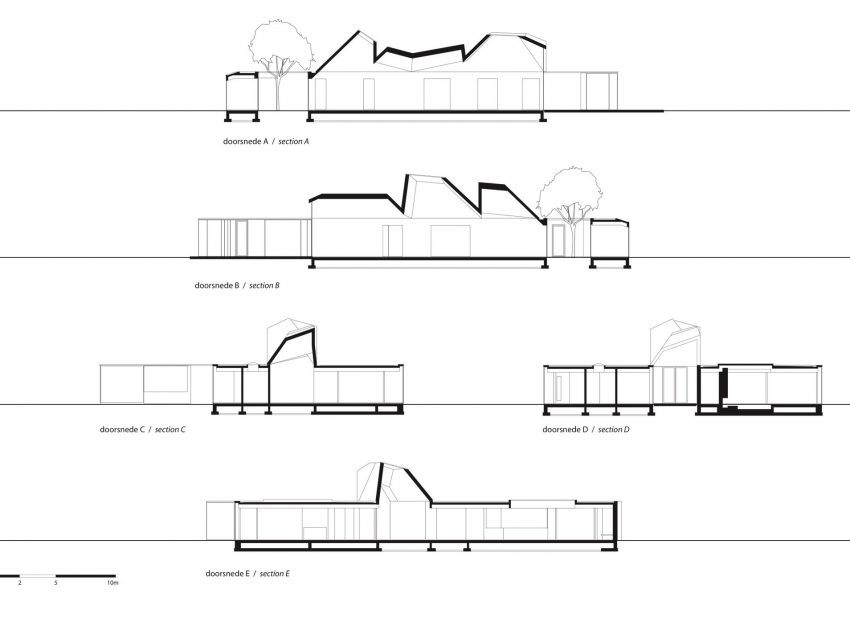 An Old Bungalow Transformed into a Spacious and Light Contemporary House in Hilversum, The Netherlands by Mecanoo (19)