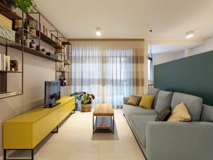 A Sober and Elegant Apartment with Warm and Vibrant Interiors in Bologna, Italy by Mara Magotti Gondoni (1)