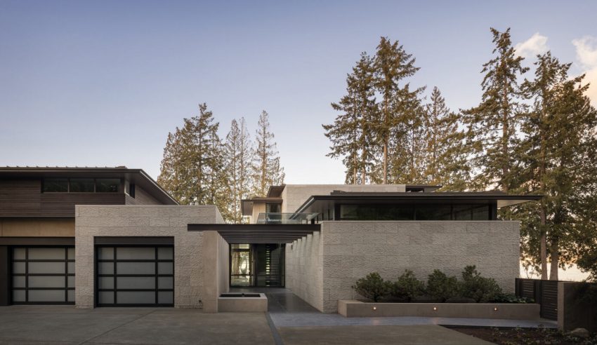 A Stunning Luxury Lakeside Home Filled with Natural Light in Washington, USA by Kor Architects (18)