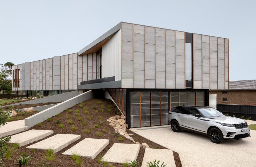 A Stylish Modern Home Built with Three Angles to Capture the Views in Mount Martha, Australia by Megowan Architectural (1)