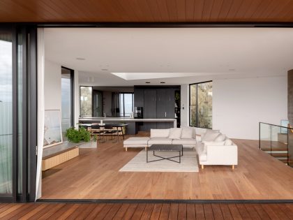 A Stylish Modern Home Built with Three Angles to Capture the Views in Mount Martha, Australia by Megowan Architectural (30)