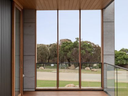 A Stylish Modern Home Built with Three Angles to Capture the Views in Mount Martha, Australia by Megowan Architectural (32)