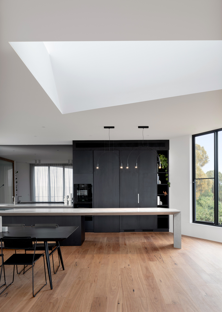 A Stylish Modern Home Built with Three Angles to Capture the Views in Mount Martha, Australia by Megowan Architectural (38)