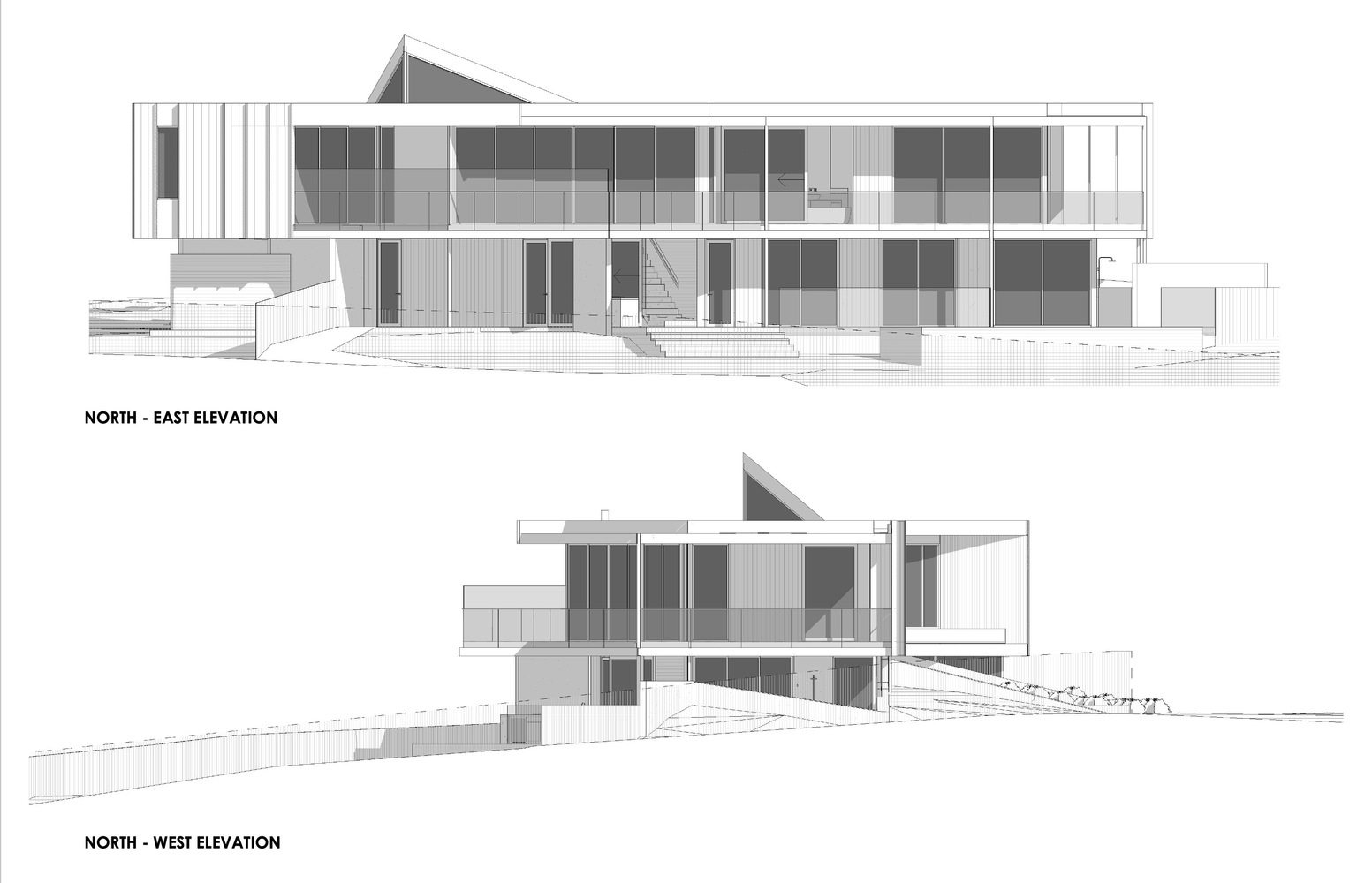 A Stylish Modern Home Built with Three Angles to Capture the Views in Mount Martha, Australia by Megowan Architectural (55)