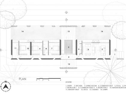 Art and Architecture Associates Design a Modern Rammed Earth Home in Vadodara, India (23)