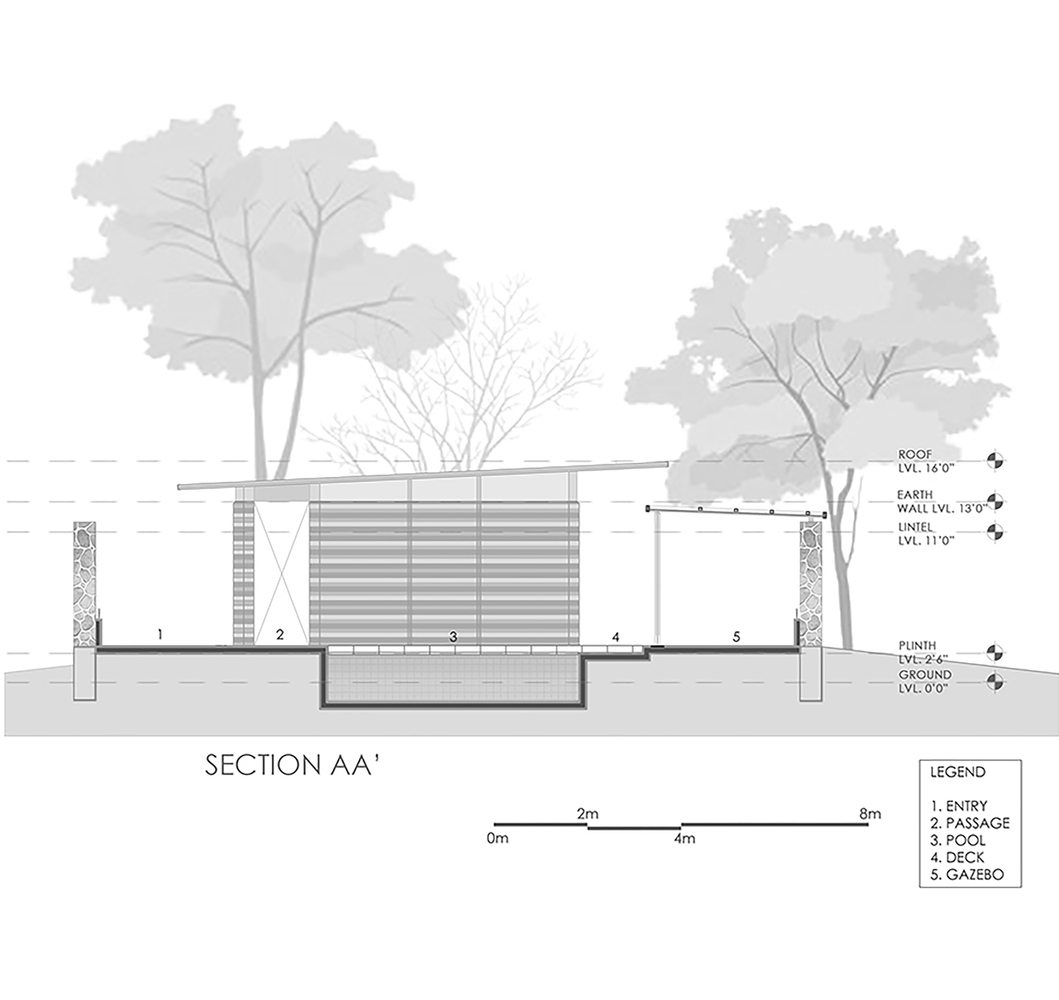 Art and Architecture Associates Design a Modern Rammed Earth Home in Vadodara, India (25)