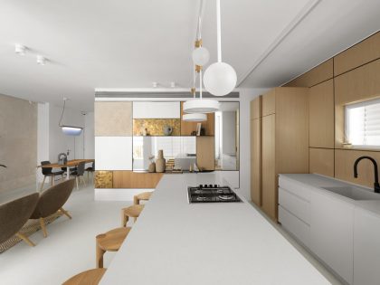 Dori Interior Design Unveils a Spacious and Stylish Modern Home in Tel Aviv, Israel (12)