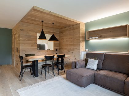 Gianluca Valorz Designs a Cozy Mountain Apartment in Madonna di Campiglio, Italy (1)