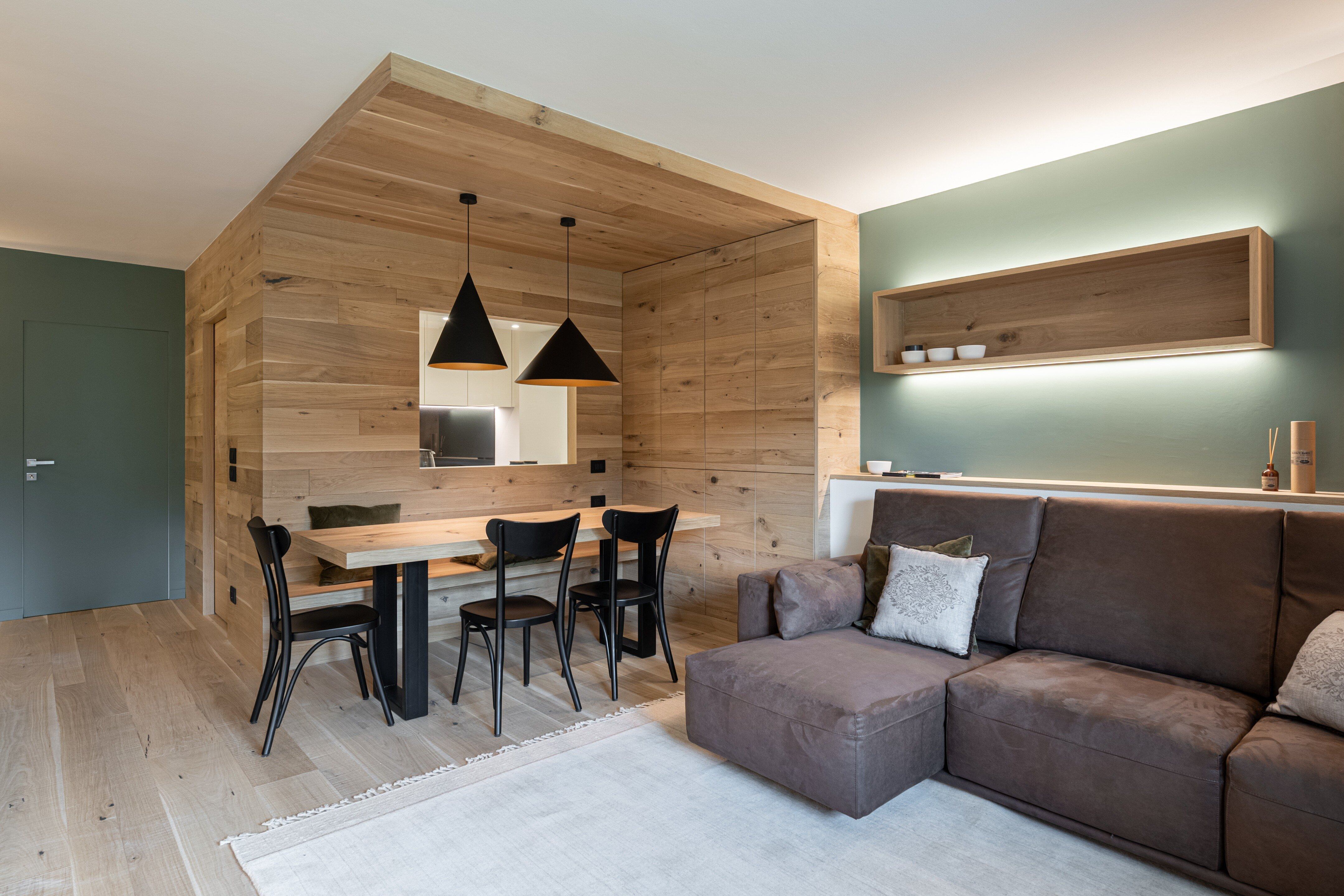 Gianluca Valorz Designs a Cozy Mountain Apartment in Madonna di Campiglio, Italy (1)