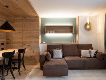 Gianluca Valorz Designs a Cozy Mountain Apartment in Madonna di Campiglio, Italy (2)