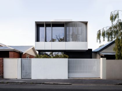 Megowan Architectural Designs a Sophisticated Family Home in South Yarra, Australia (1)
