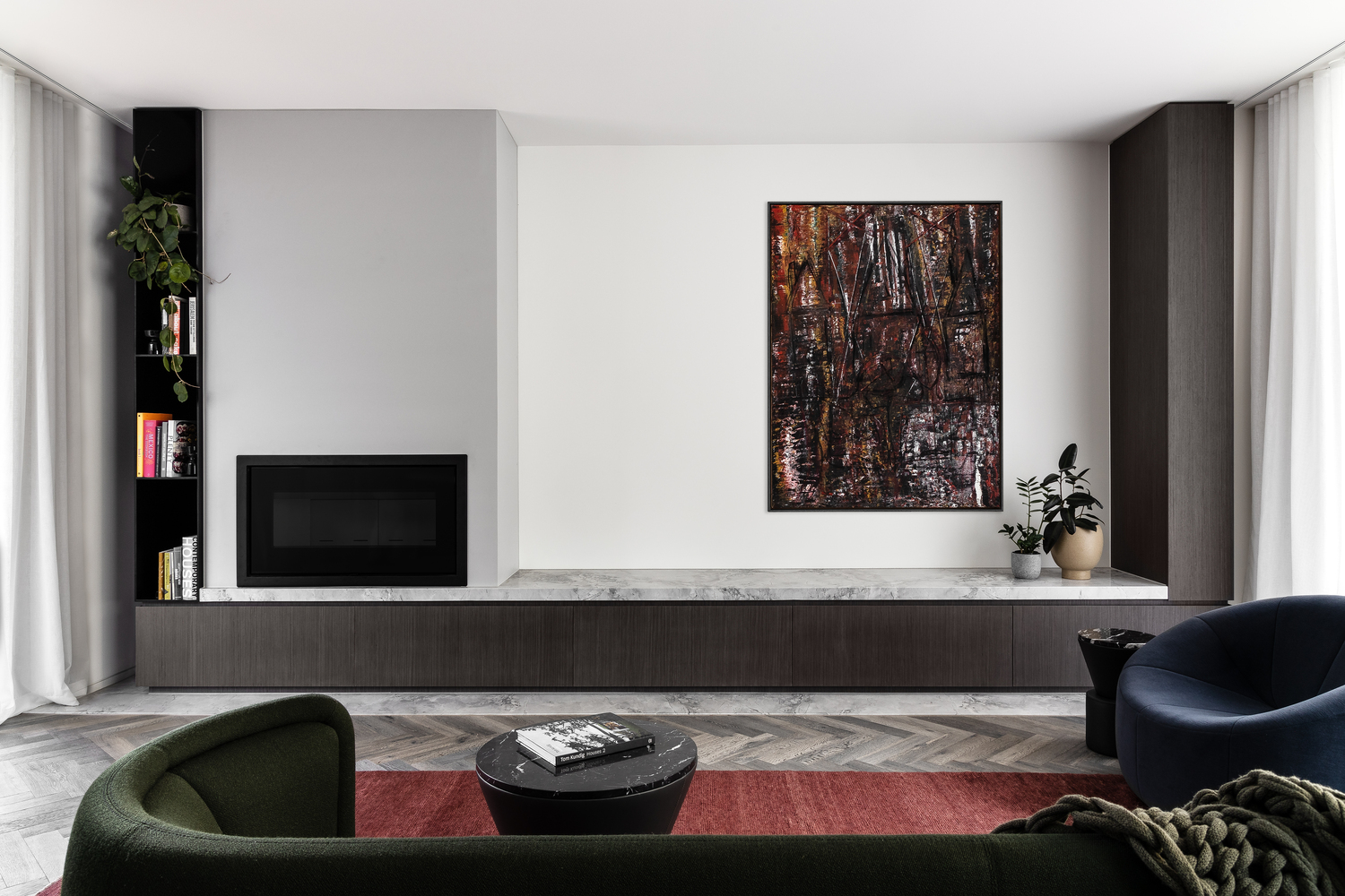 Megowan Architectural Designs a Sophisticated Family Home in South Yarra, Australia (6)