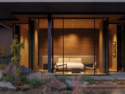 Olson Kundig Creates a Stunning and Elegant Net-Zero Home Amid a Meadow in California (20)