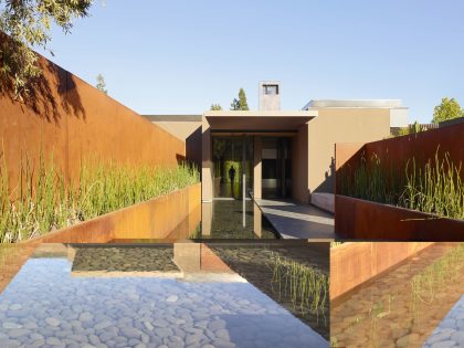 Olson Kundig Creates a Stunning and Elegant Net-Zero Home Amid a Meadow in California (7)