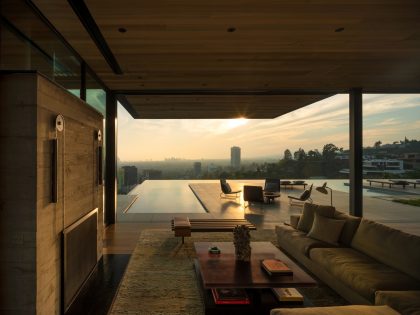Olson Kundig Designs a Stunning High-Tech Modern Home in West Hollywood, California (12)