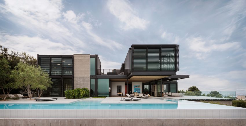 Olson Kundig Designs a Stunning High-Tech Modern Home in West Hollywood, California (21)