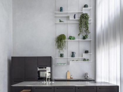 Tal Goldsmith Fish Design Studio Unveils a Modern and Bright Duplex Apartment in Tel Aviv, Israel (17)