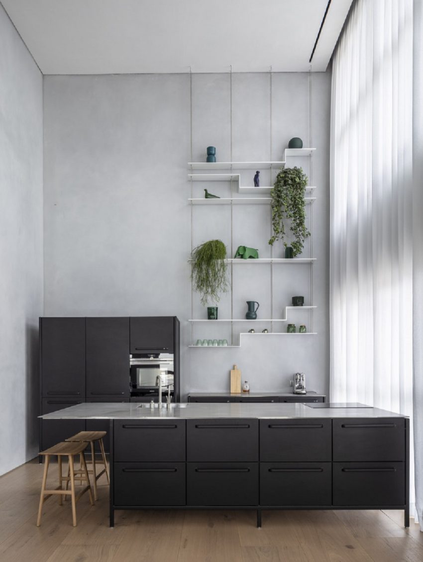 Tal Goldsmith Fish Design Studio Unveils a Modern and Bright Duplex Apartment in Tel Aviv, Israel (17)