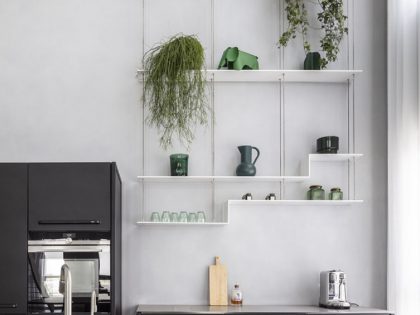 Tal Goldsmith Fish Design Studio Unveils a Modern and Bright Duplex Apartment in Tel Aviv, Israel (18)