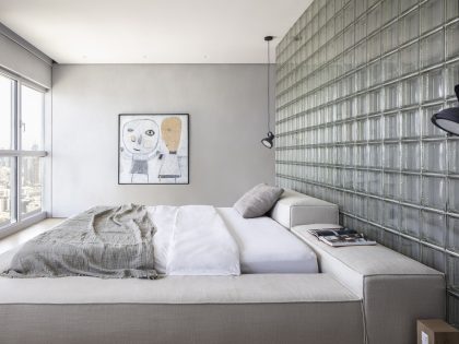 Tal Goldsmith Fish Design Studio Unveils a Modern and Bright Duplex Apartment in Tel Aviv, Israel (21)