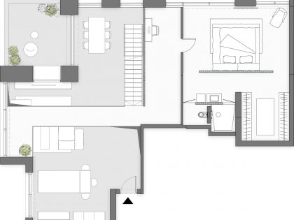 Tal Goldsmith Fish Design Studio Unveils a Modern and Bright Duplex Apartment in Tel Aviv, Israel (24)