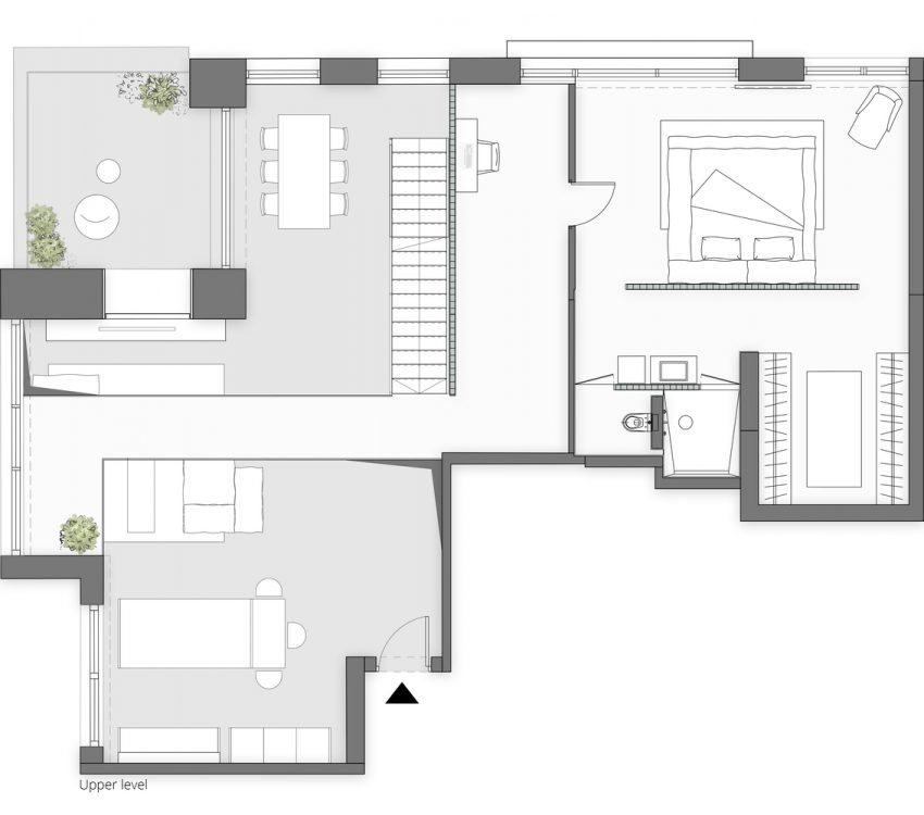 Tal Goldsmith Fish Design Studio Unveils a Modern and Bright Duplex Apartment in Tel Aviv, Israel (24)