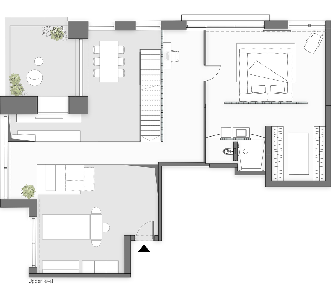 Tal Goldsmith Fish Design Studio Unveils a Modern and Bright Duplex Apartment in Tel Aviv, Israel (24)