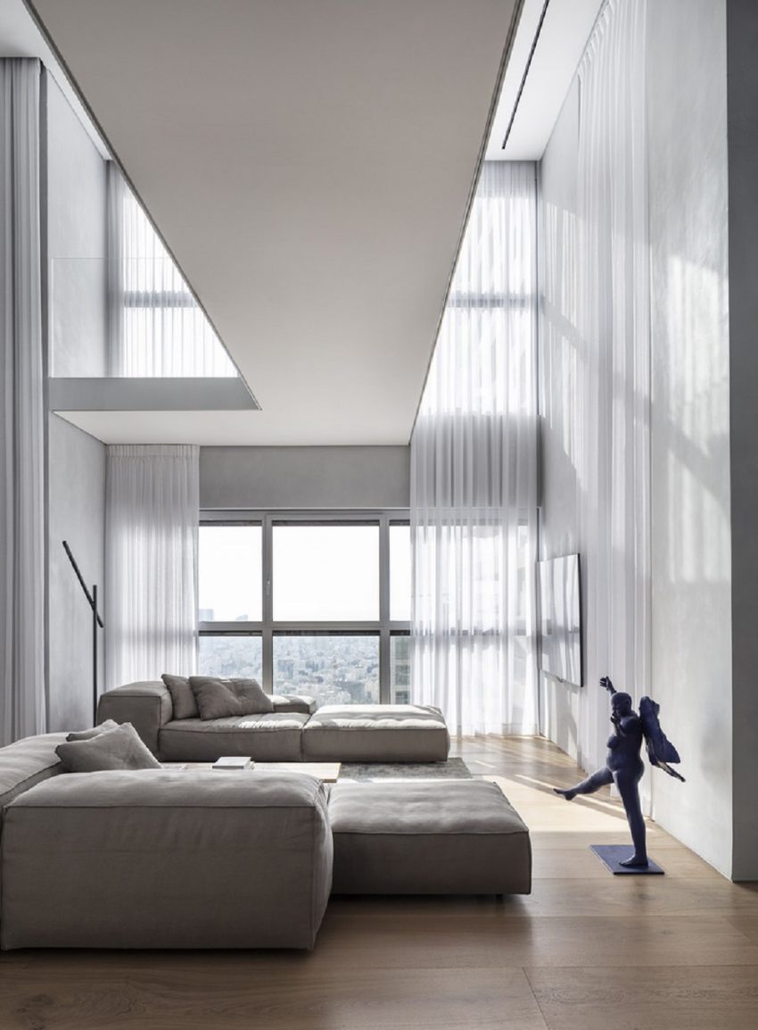 Tal Goldsmith Fish Design Studio Unveils a Modern and Bright Duplex Apartment in Tel Aviv, Israel (3)