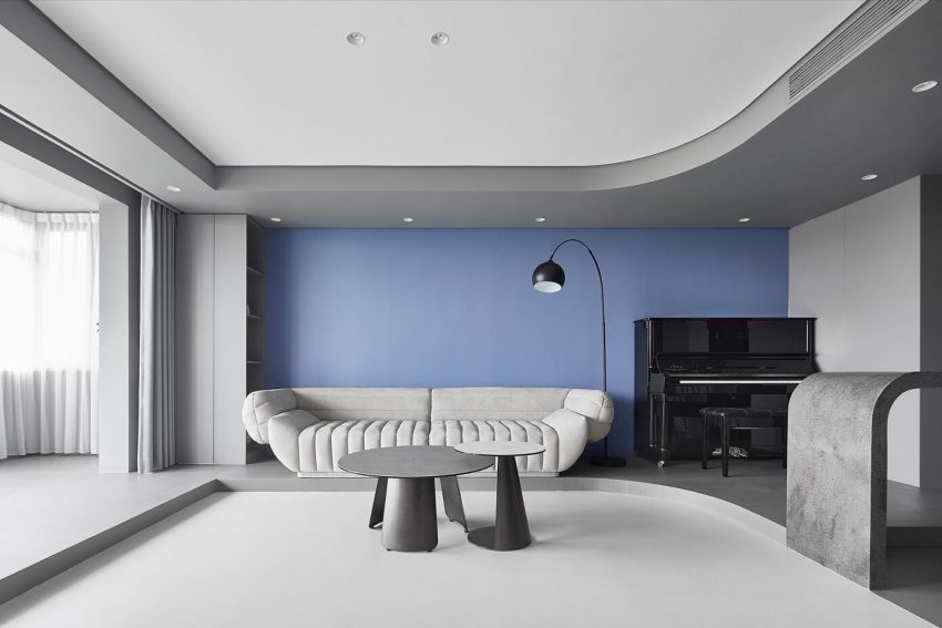 Xigo Studio Designs a Futuristic Modern Apartment in Beijing, China (1)