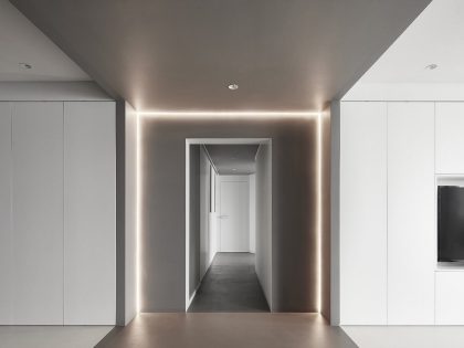 Xigo Studio Designs a Futuristic Modern Apartment in Beijing, China (16)