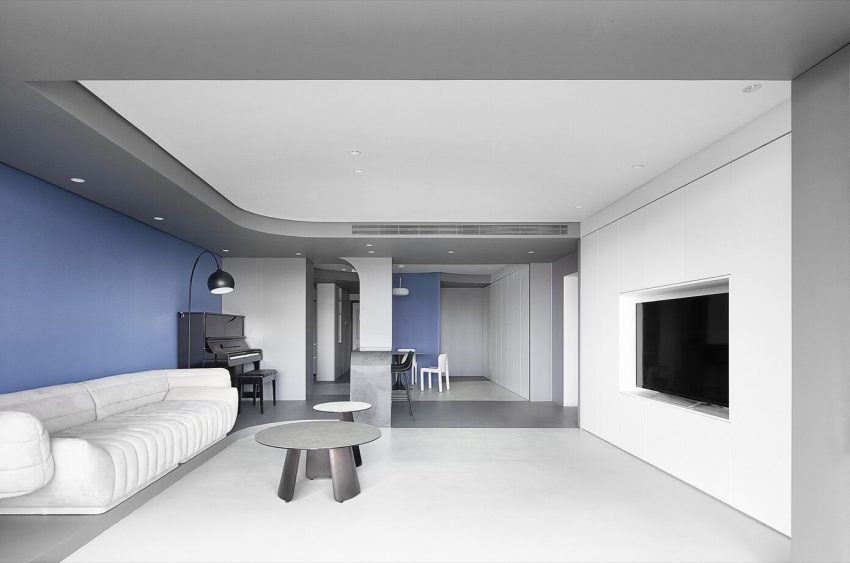 Xigo Studio Designs a Futuristic Modern Apartment in Beijing, China (2)