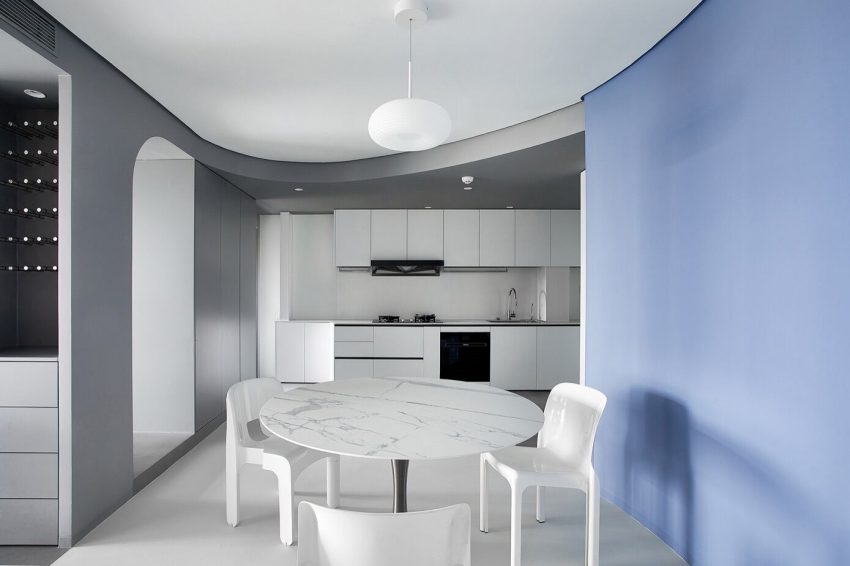 Xigo Studio Designs a Futuristic Modern Apartment in Beijing, China (5)