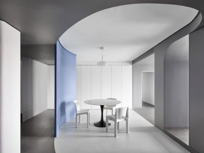 Xigo Studio Designs a Futuristic Modern Apartment in Beijing, China (7)