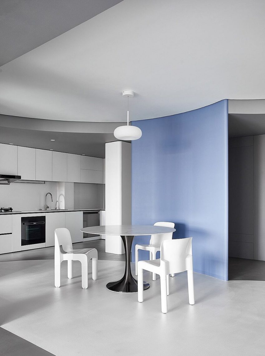 Xigo Studio Designs a Futuristic Modern Apartment in Beijing, China (8)